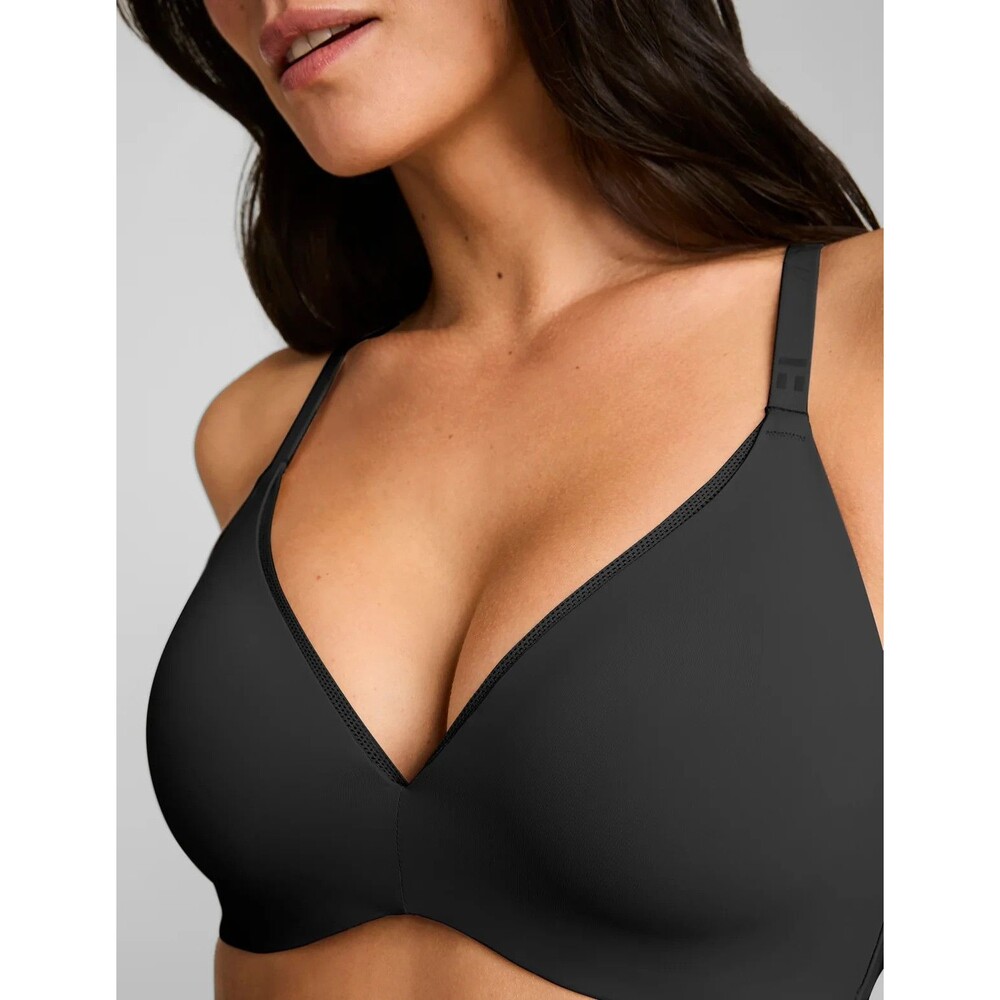 Tommy John Lightweight Air Plunge Bra 250029 Size 38C NWT Black